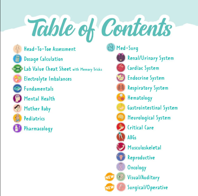 The Complete Nursing School Bundle | 2026 Edition | eBook